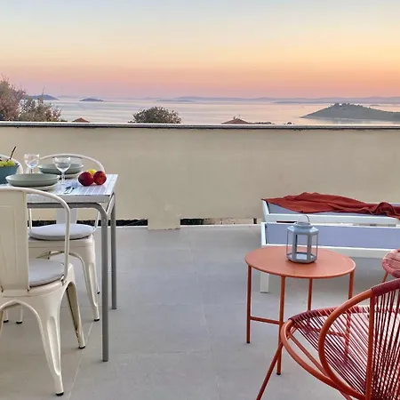 Lukenda - Boutique With View Of Adriatic Sea Lägenhet Pakoštane